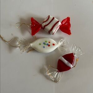 Art Glass Candy Ornaments